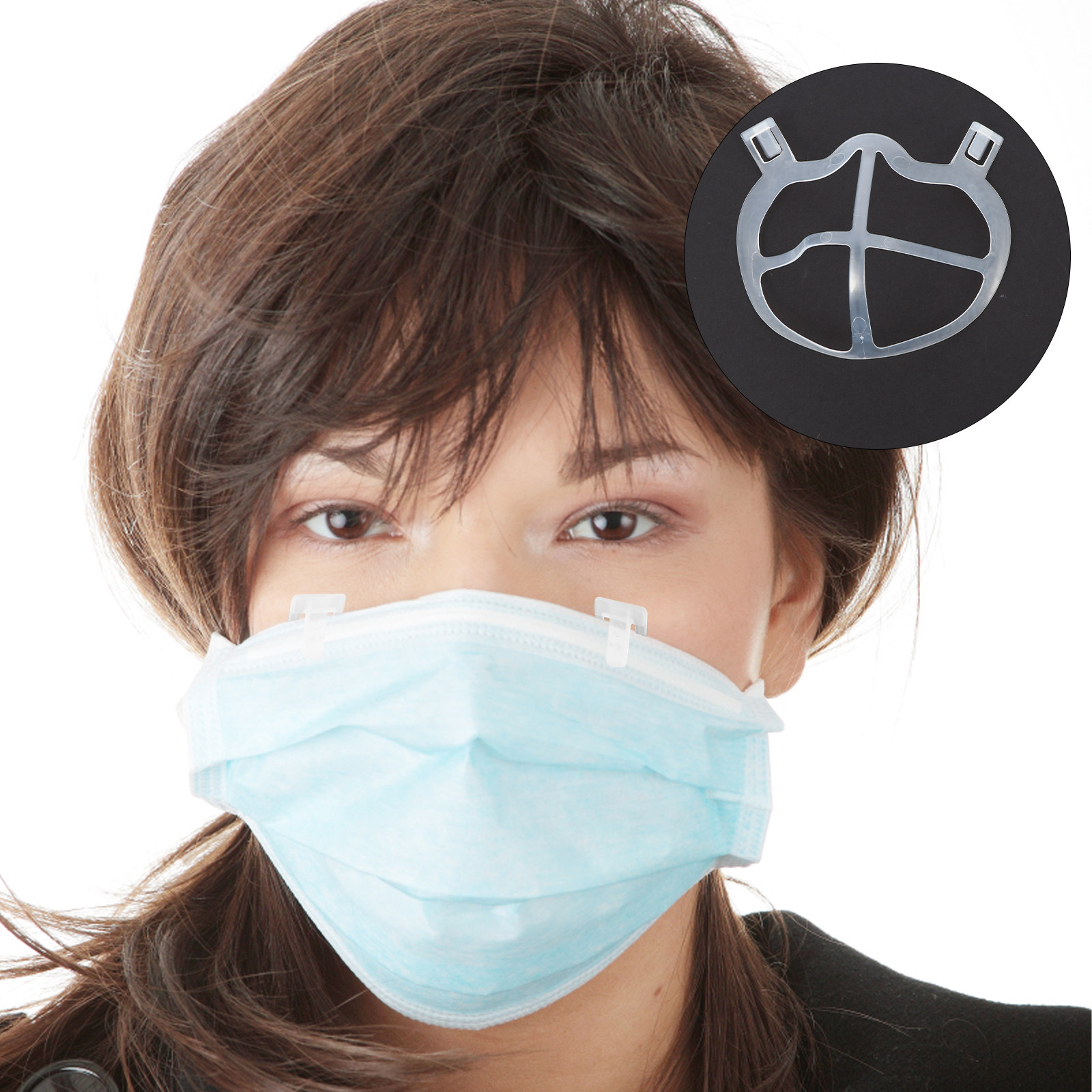 Silicone Mask Bracket - Support interne en silicone léger et